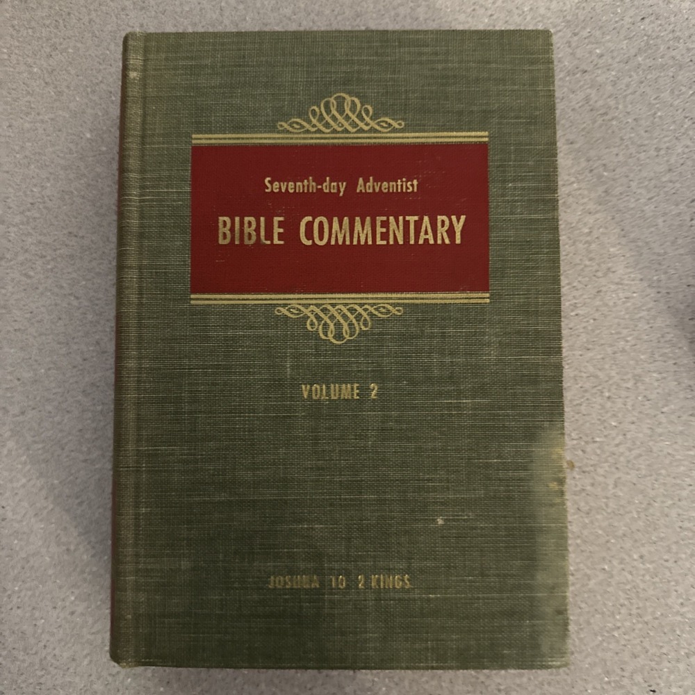Seventh-day Adventist SDA Bible Commentary Volume 2 Joshua - 2 Kings HC 1954